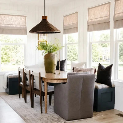 Liz Polyester Linen Roman Shade Cord Lift | TWOPAGES