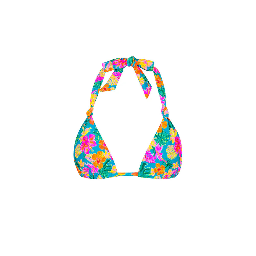 Soft Knot Halter Bikini Top - Paradise Pop | Kulani Kinis US