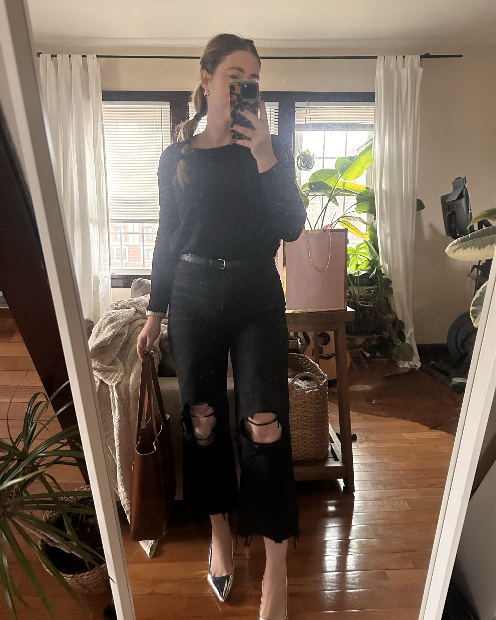 Simple #allblackoutfit to let these sling back heels work their magic ✨ a Target 8.99 clearance find  

Matching products best I can- added literal but also including current matches 

#LTKShoeCrush