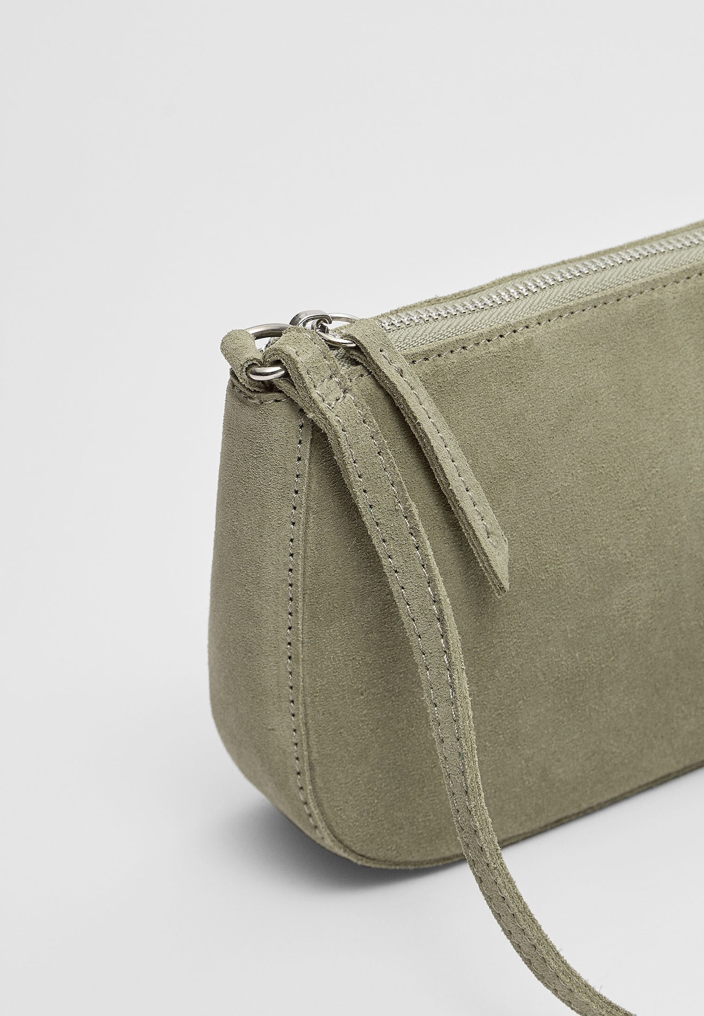 Split suede shoulder bag | Stradivarius (UK)