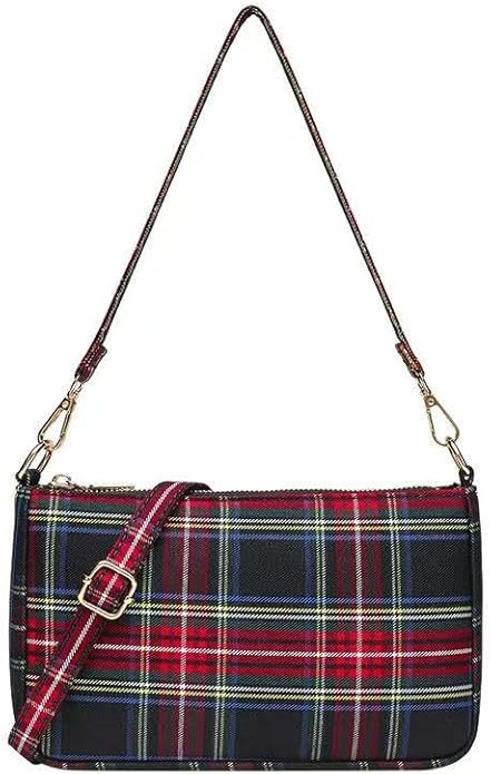 Plaid Crossbody Bags for Women,Stocking Stuffers for Teens | Amazon (US)