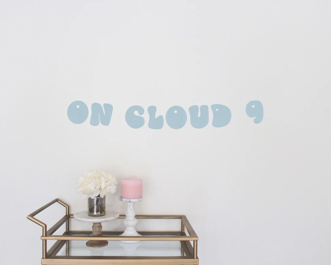 Bachelorette Party Banner on Cloud 9 Cloud Nine - Etsy | Etsy (US)