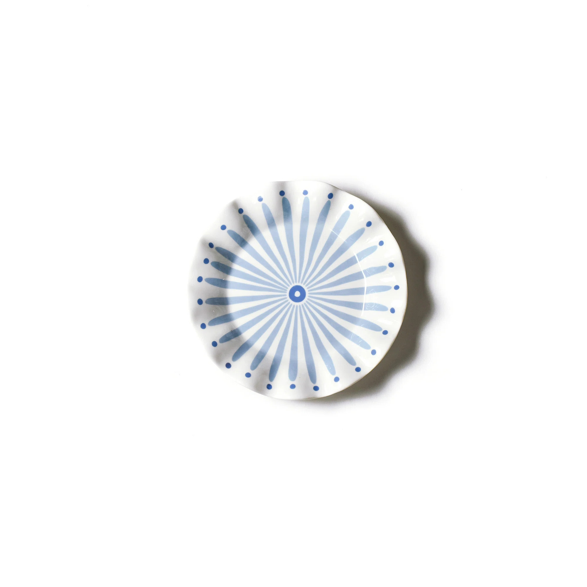 Coton Colors Iris Burst 8" Ruffle Salad or Dessert Plate | Wayfair | Wayfair North America