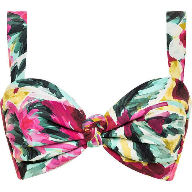 Montce Swim | Hayden Bikini Top, Isla Floral (Florals, Size X-Small) | Maisonette | Maisonette
