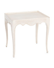 25in The Lune Beech Maple Side Table | Marshalls