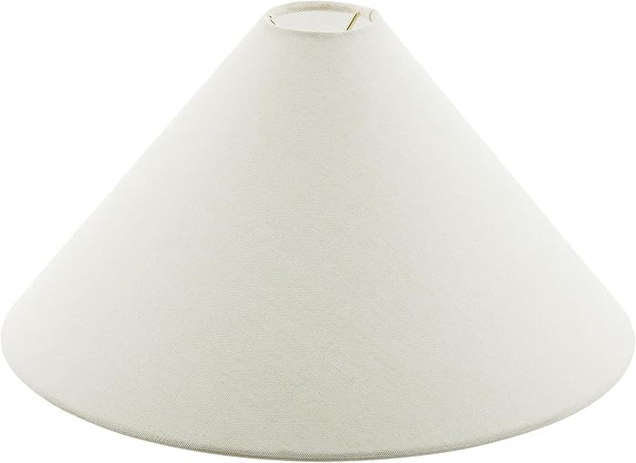 Aspen Creative 32073,Hardback Empire Transitional Spider Lamp Shade in Off-White Linen Fabric,3"T... | Amazon (US)