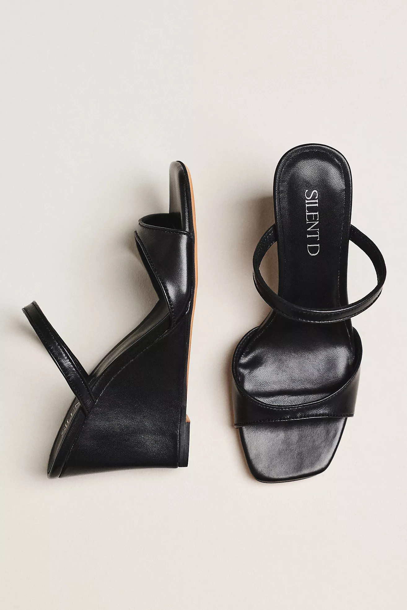 Silent D Anisa Strappy Wedge Mule Sandals | Anthropologie (US)