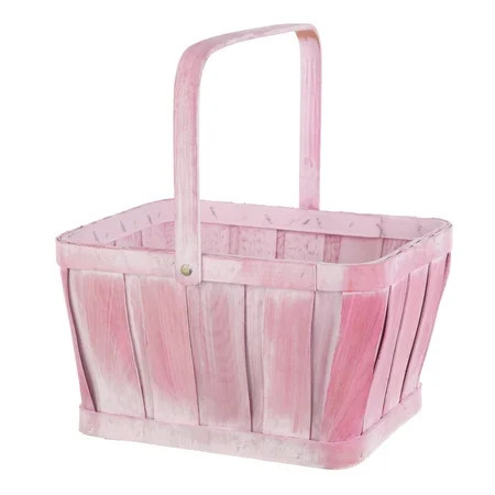 Easter Basket - Pink Woodchip | Walmart (US)