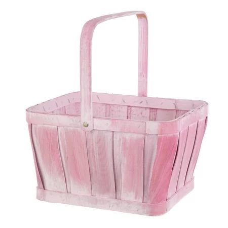 Easter Basket - Pink Woodchip | Walmart (US)