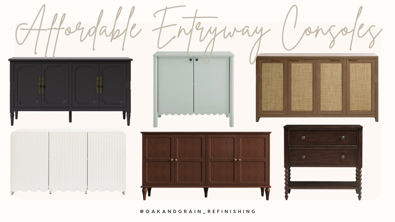 Small space, big storage wins 🙌 Rounded up affordable entryway consoles that hide the mess and still look beautiful. Think closed storage for shoes, bags, dog leashes—whatever you need out of sight but within reach.  

 #LTKHome