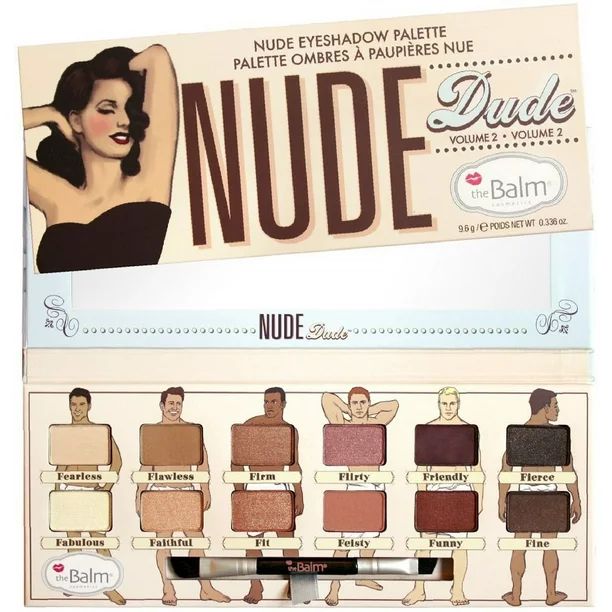 the Balm Nude Dude Volume 2 Eyeshadow Palette 0.336 oz Eyeshadow | Walmart (US)