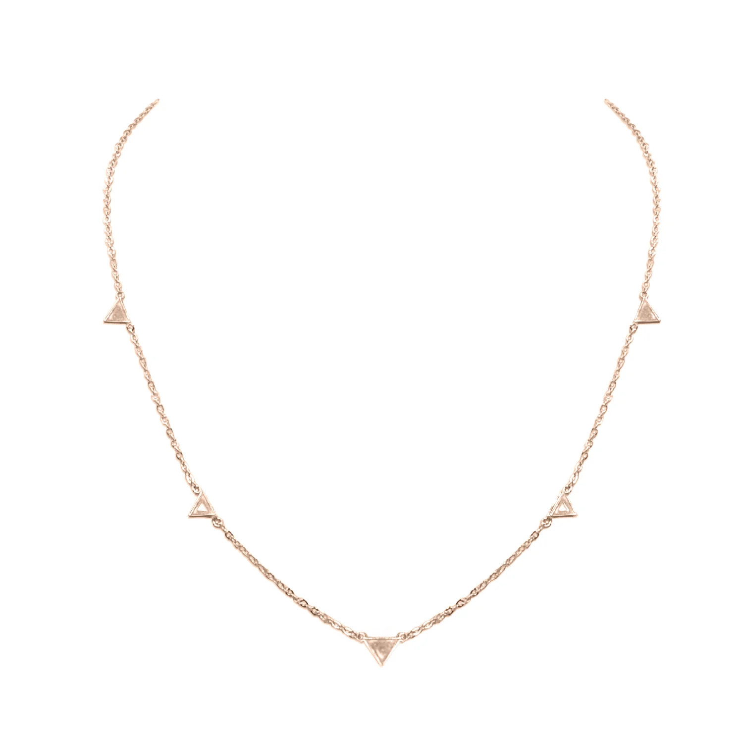 Goddess Collection - Rose Gold Tron Necklace | Kinsley Armelle® Official | Kinsley Armelle