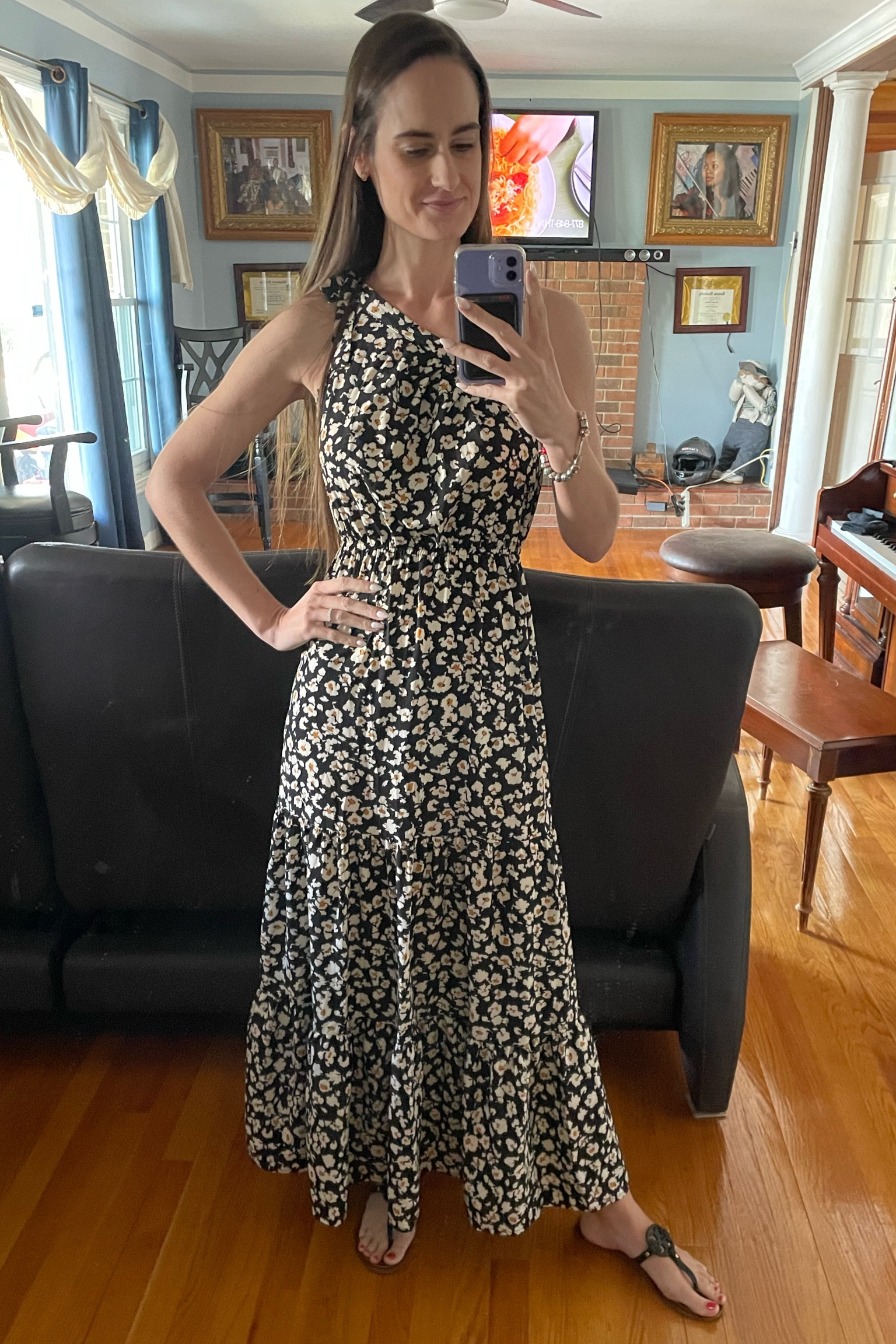 Another awesome Amazon find!! How cute is this? So easy to throw on and go! Can dress up with heels or wear with sandals. True to size. I’m wearing a small. The shoulder tie is fully adjustable and this comes in so many colors and patterns! On sale for $36 right now!

#LTKsalealert #LTKstyletip #LTKunder50