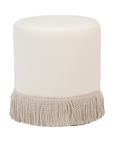 18in Digby Fringe Ottoman | Poufs & Ottomans  | Marshalls | Marshalls