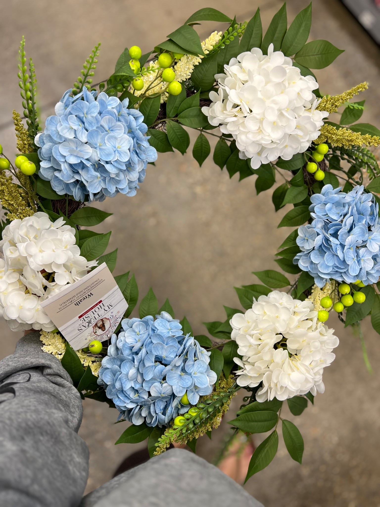I’m in love with the whole new collection by My Texas House at Walmart! Wow! Blue And White Artificial Hydrangea Wreath, 24", by My Texas House

#LTKSeasonal #LTKHome #LTKdayinmylife