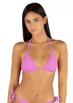 Hurley Solid Wave Textured Triangle Swim Bikini Top | Belk