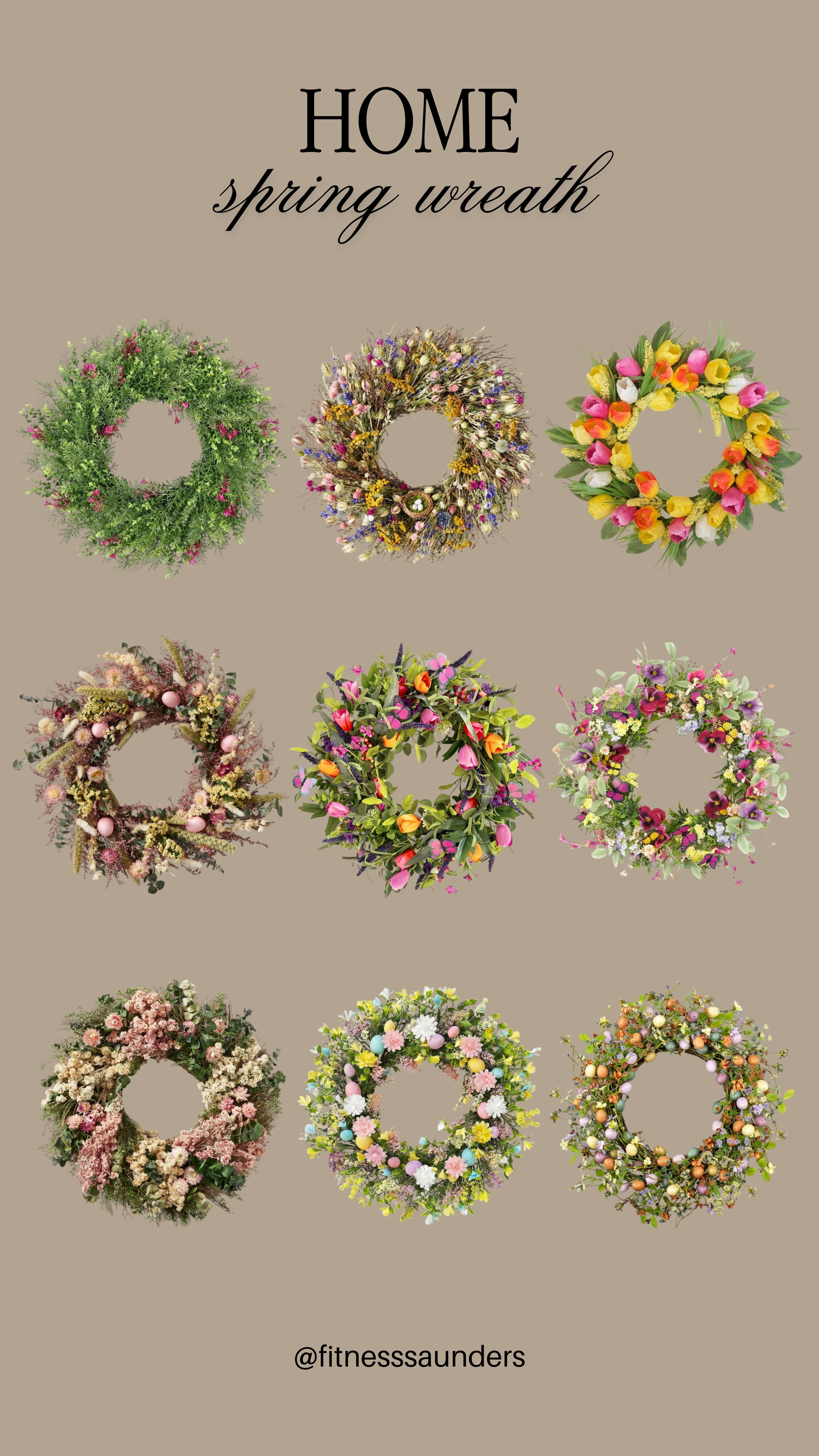 Refresh your front door with this stunning spring wreath. Featuring beautiful floral details, it is the perfect way to welcome the new season to your home. Click the link in bio to shop this spring look! #SpringDecor #WreathStyle #HomeRefresh 

 #LTKSpringSale #LTKU #LTKHome