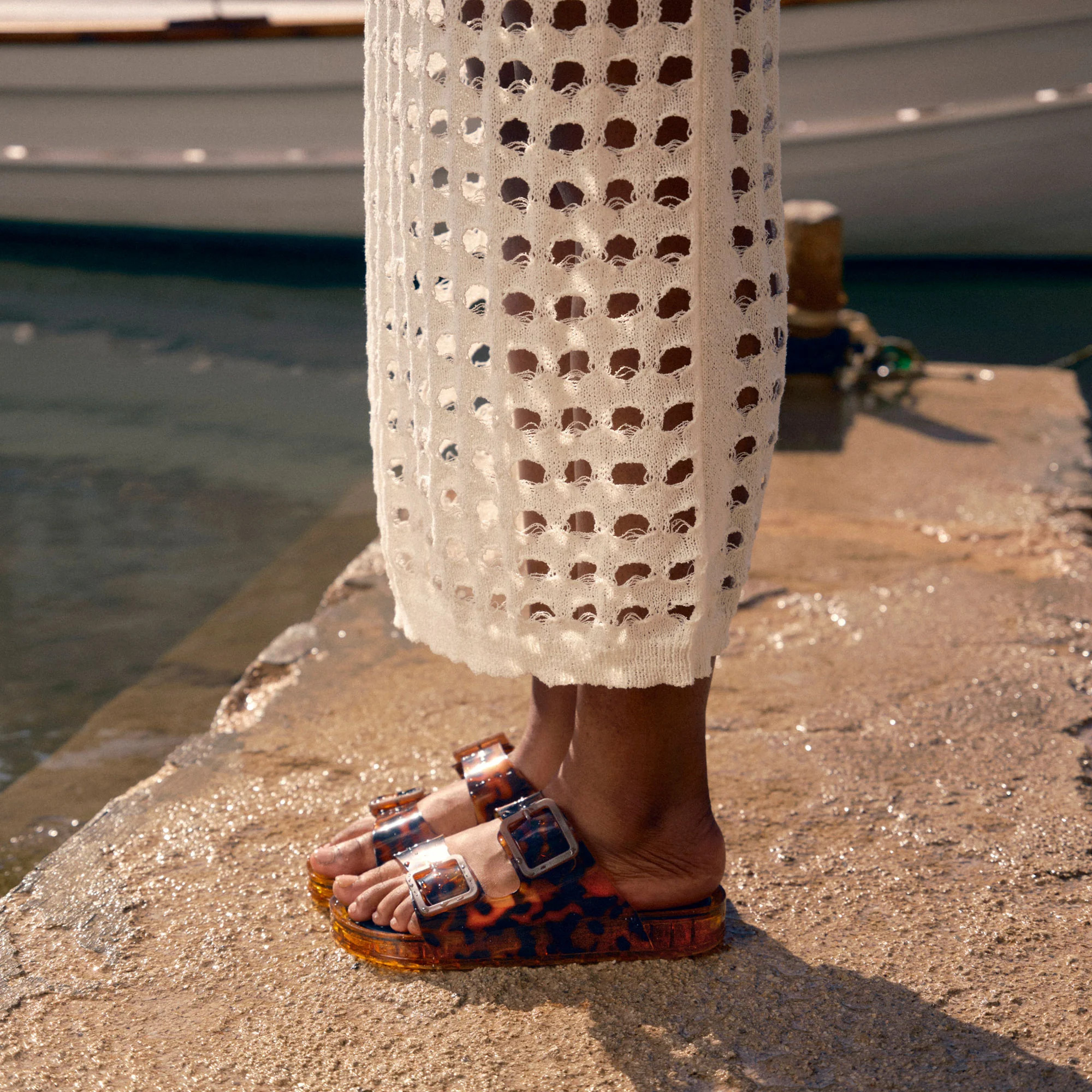 Julio Tortoise Vinyl Sandals | Dolce Vita | DolceVita.com