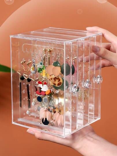 1pc Clear Jewelry Storage Box | SHEIN