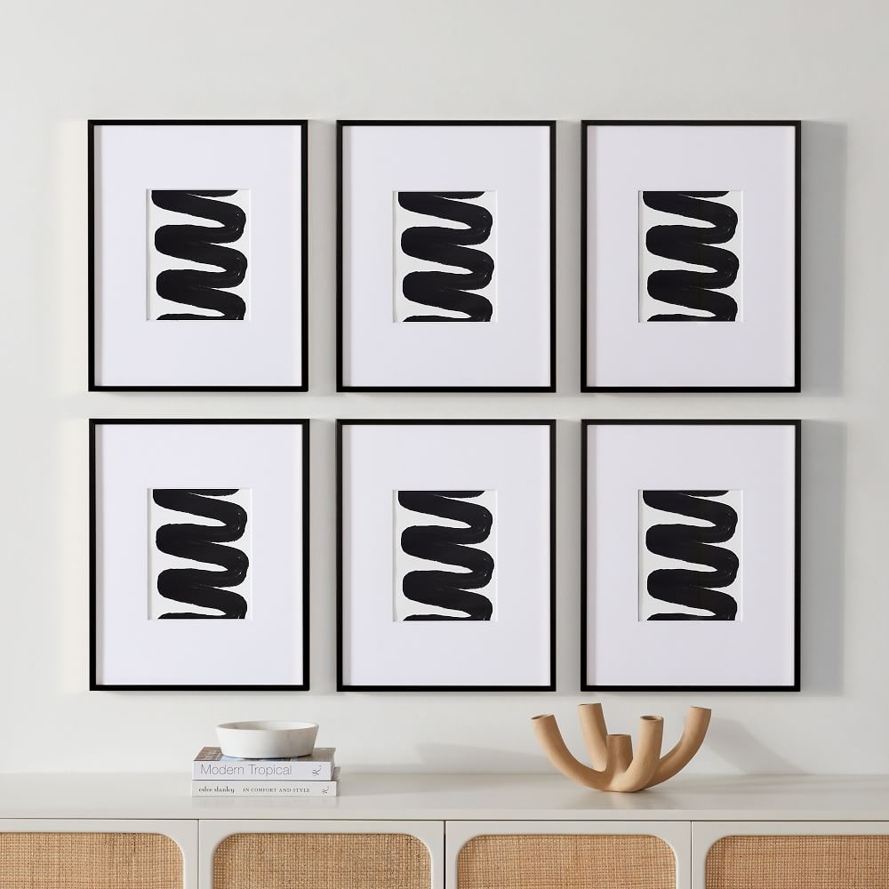 Multi-Mat Gallery Frames - Black | West Elm (US)