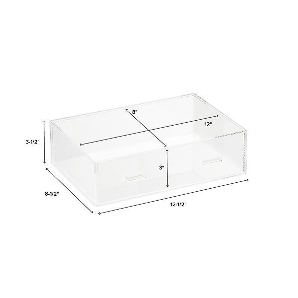 Luxe Acrylic Large Modular Drawer | The Container Store