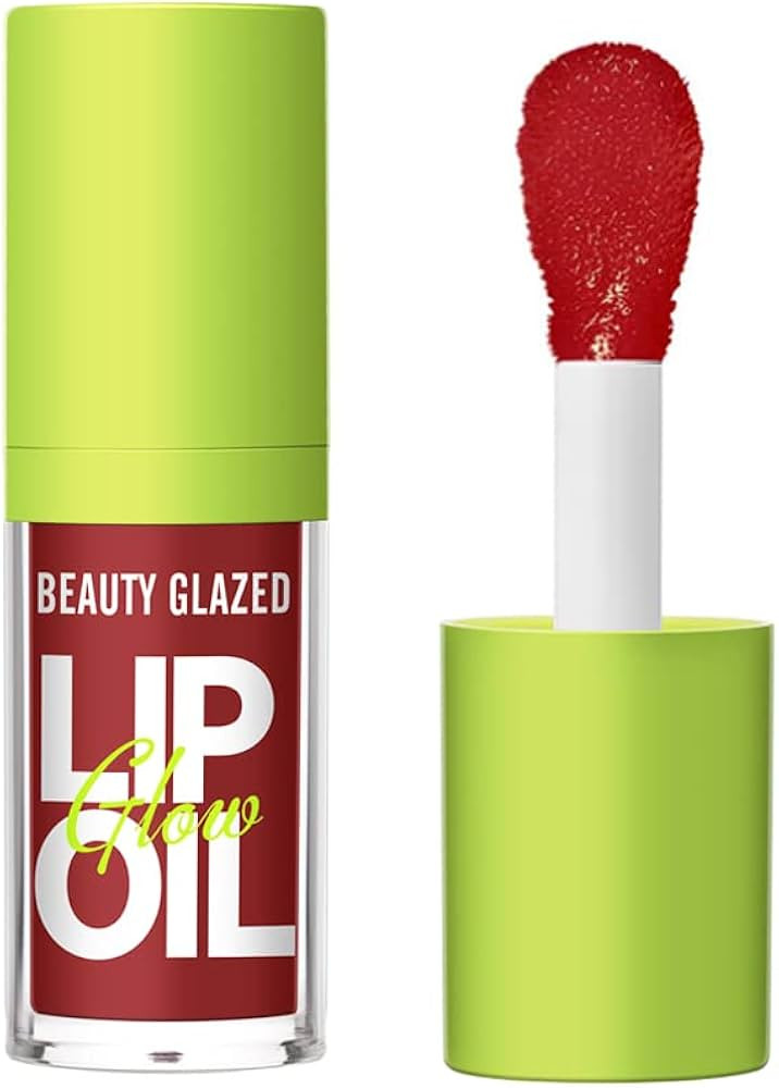 Beauty Glazed Big Brush Head Lip Oil, Ultra-Hydrating & Nourishing, Smooth Glossy Finish Lip Glow... | Amazon (US)