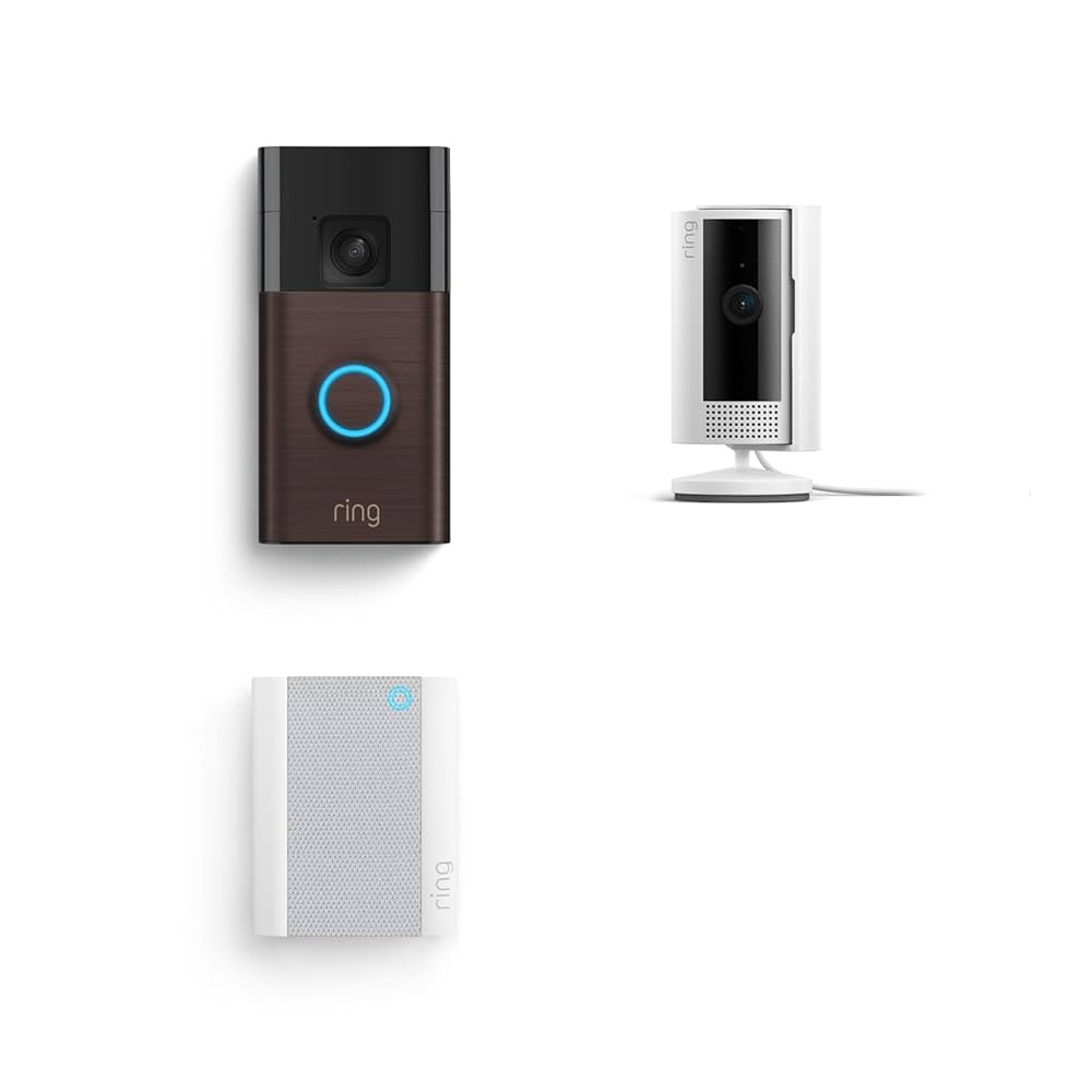 Ring Battery Doorbell with Ring Indoor Cam 2nd Gen and Ring Chime | Amazon (US)