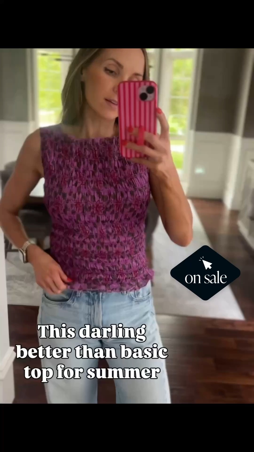 @jcrew top is on sale and comes in under $30! I am in a small

#LTKSaleAlert