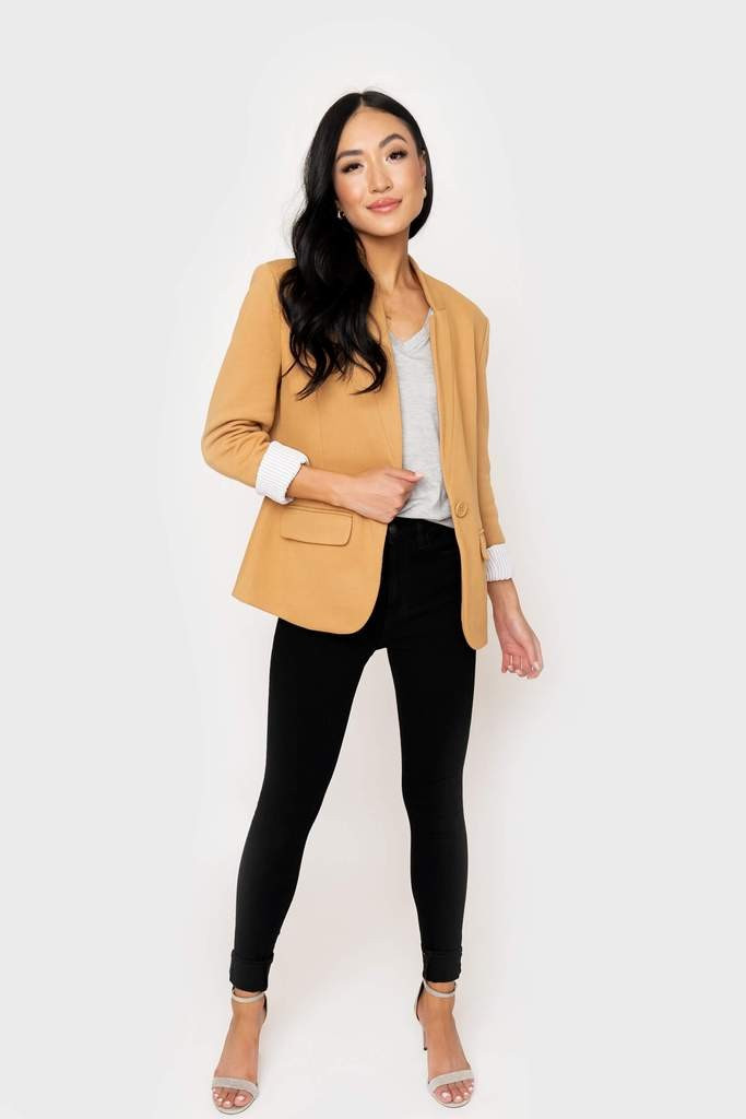 Notch Collar Blazer | Gibson