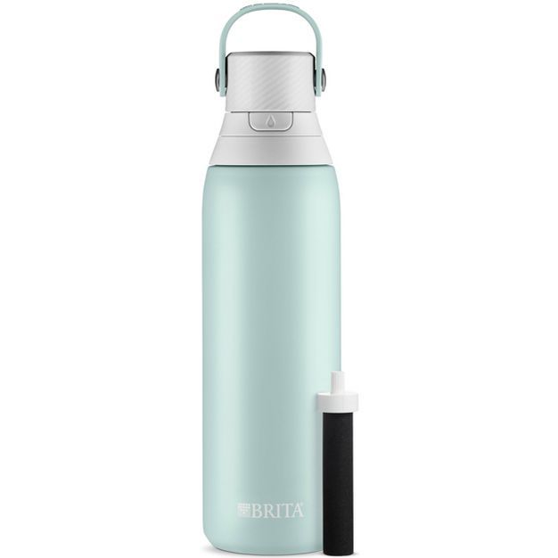 Brita 20oz Premium Double-Wall Stainless Steel Insulated Filtered Water Bottle | Target