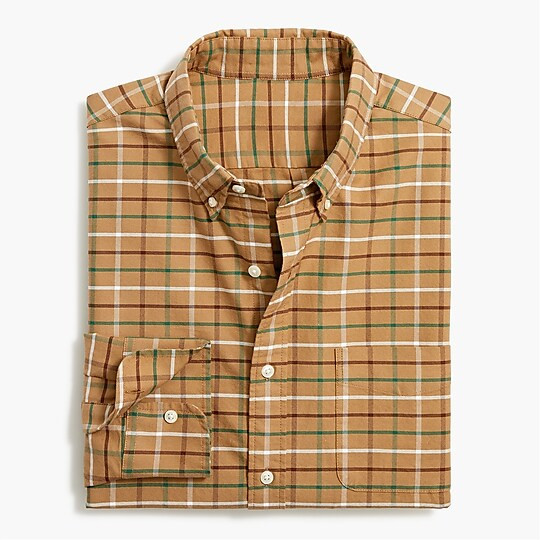 Tattersall flex oxford shirt | J.Crew Factory