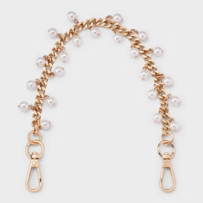 Handheld Chain and Pearl Handbag Strap - A New Day™ Gold | Target