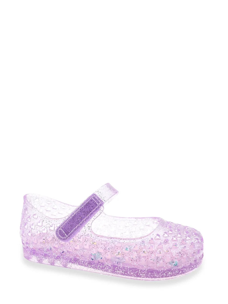 Wonder Nation Baby and Toddler Girls Mary Jane Jelly Shoes | Walmart (US)