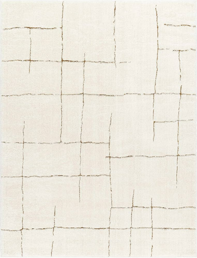 Koume Contemporary Area Rug - Rose Cream - 9'2" x 12' | Amazon (US)