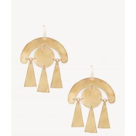 Geo Statement Drop Earrings | Sole Society (US)