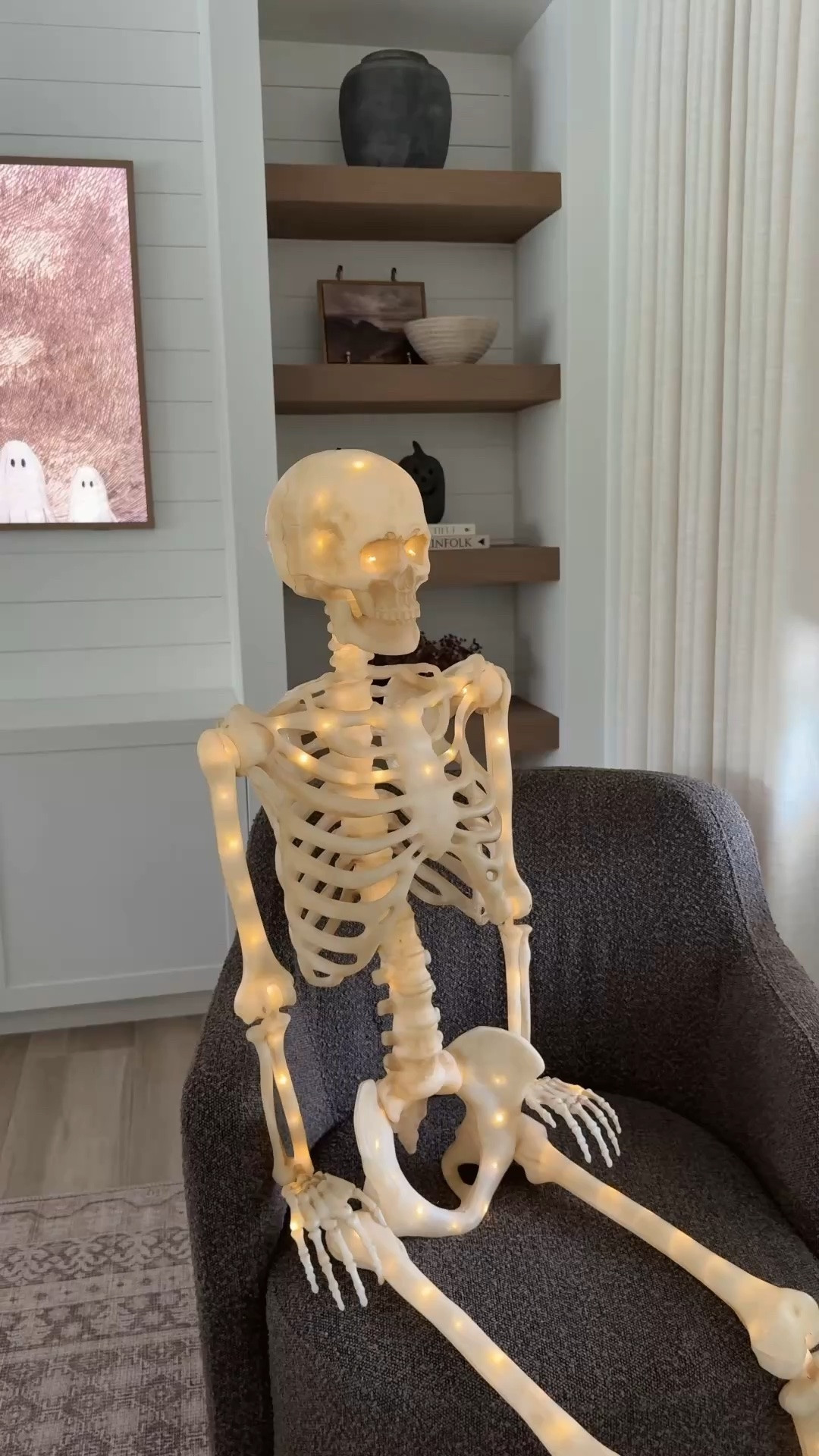 The light up Skelly look for less is back 👀 this guys not where you think he’s from! Linked it below and it’s under $30! 💀 

#skeleton #skelly #halloween #halloweendecor #walmart #walmartfind #walmarthalloween #lightupskeleton #halloweenporch #fall

#LTKHome #LTKSeasonal