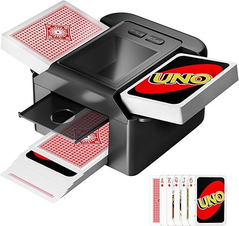 Automatic Card Shuffler for 1-2 Decks, Dual Mode Card Shuffler with USB-C Rechargeable Battery, C... | Amazon (US)