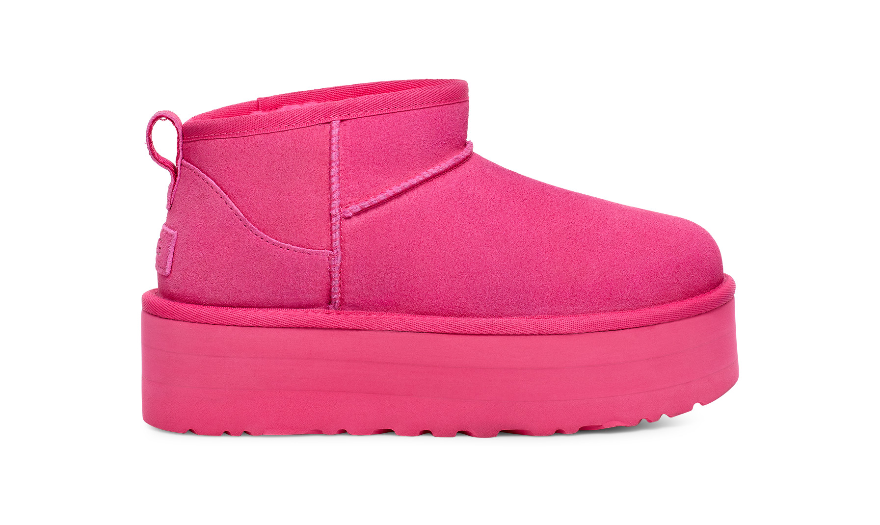 UGG Classic Ultra Mini Platform Suede Classic Boots in Taffy Pink, Size W 11/M 10 | UGG (US)