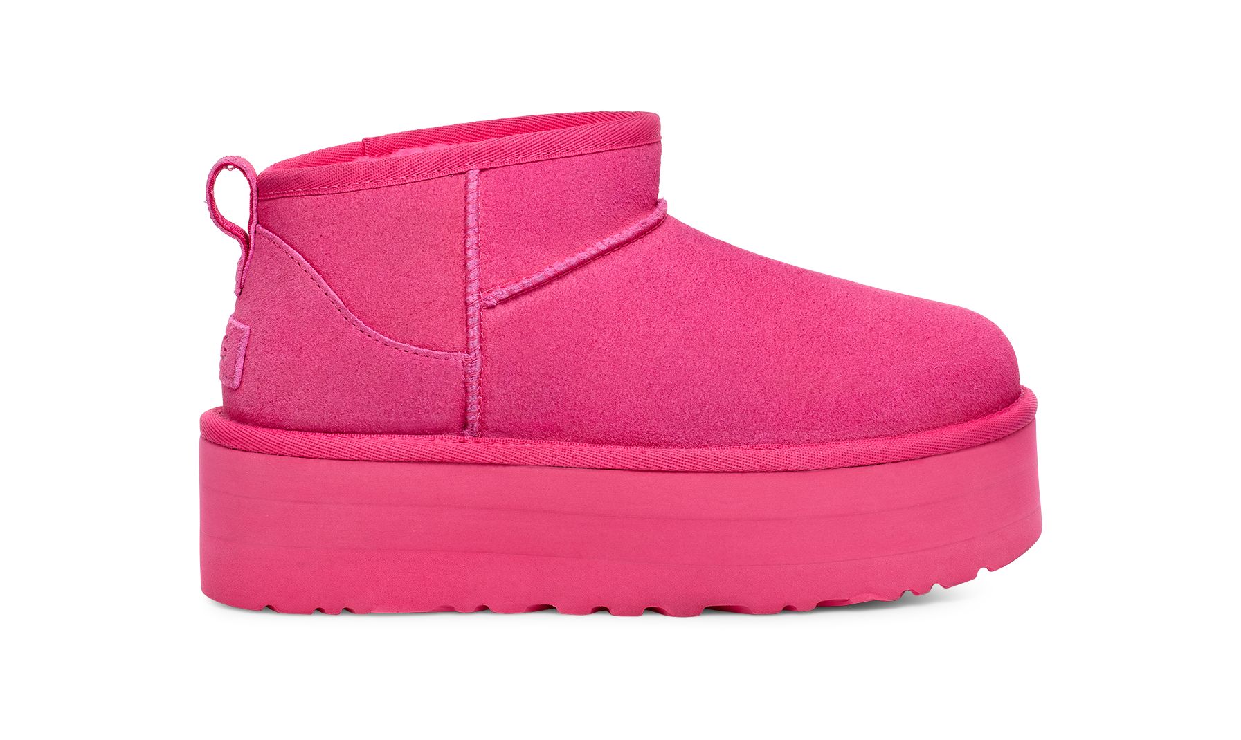 UGG Classic Ultra Mini Platform Suede Classic Boots in Taffy Pink, Size W 11/M 10 | UGG (US)
