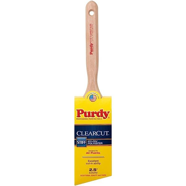Purdy 144080115 Clearcut Series Dale Angular Trim Paint Brush, 1-1/2 inch | Amazon (US)