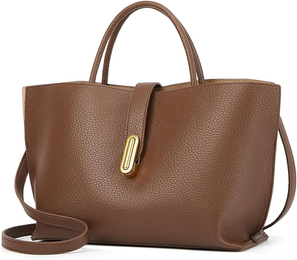 Women Vegan Leather Tote Bucket Bags Y2K Trendy Large Vintage Hobo Purses Shoulder Handbags | Amazon (US)