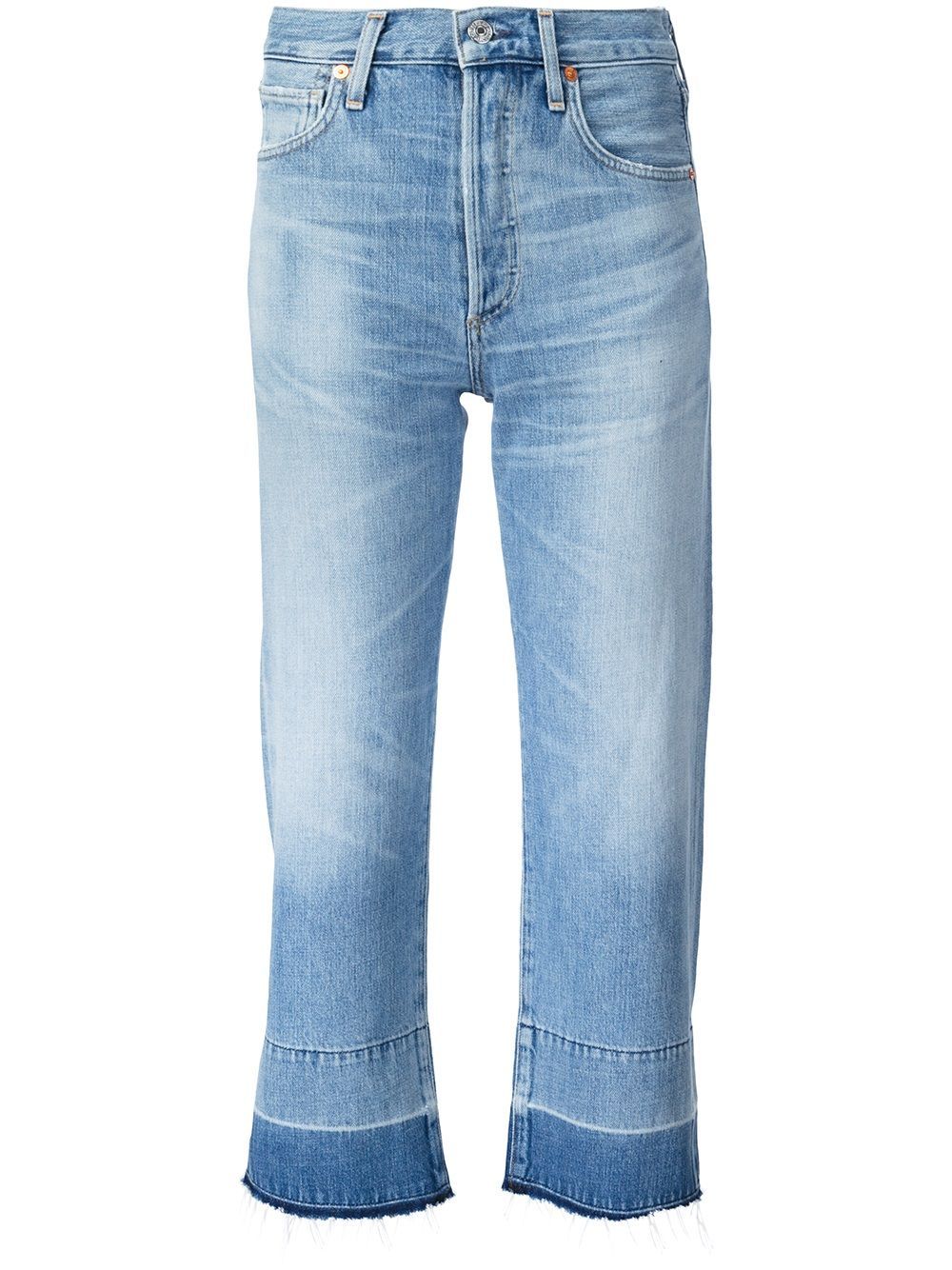 Citizens Of Humanity cropped jeans - Blue | FarFetch US