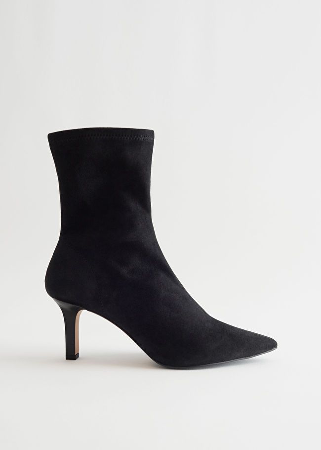 Pointy Suede Sock Boots | & Other Stories US