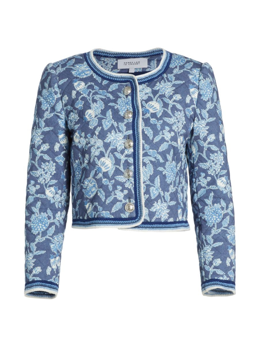 Aster Quilted Cotton-Blend Jacket | Saks Fifth Avenue