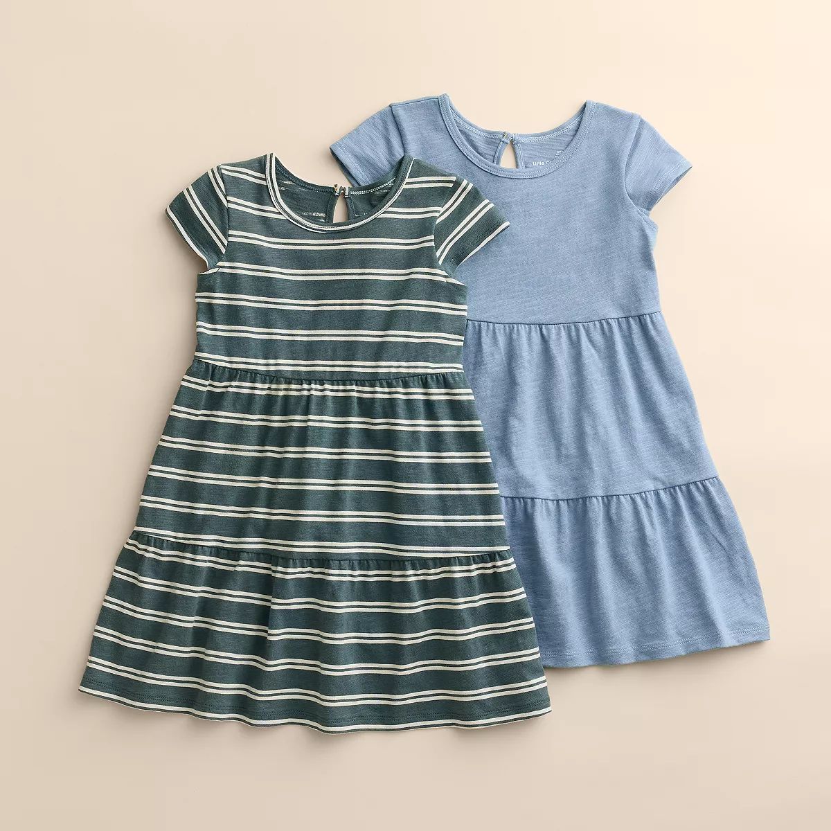 Baby & Toddler Girl Little Co. by Lauren Conrad 2-Pack Organic Tiered Dresses | Kohl's