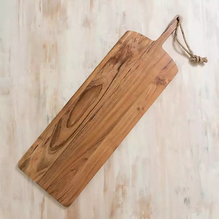 Natural XL Acacia Wood Serving Board | Kirkland's Home