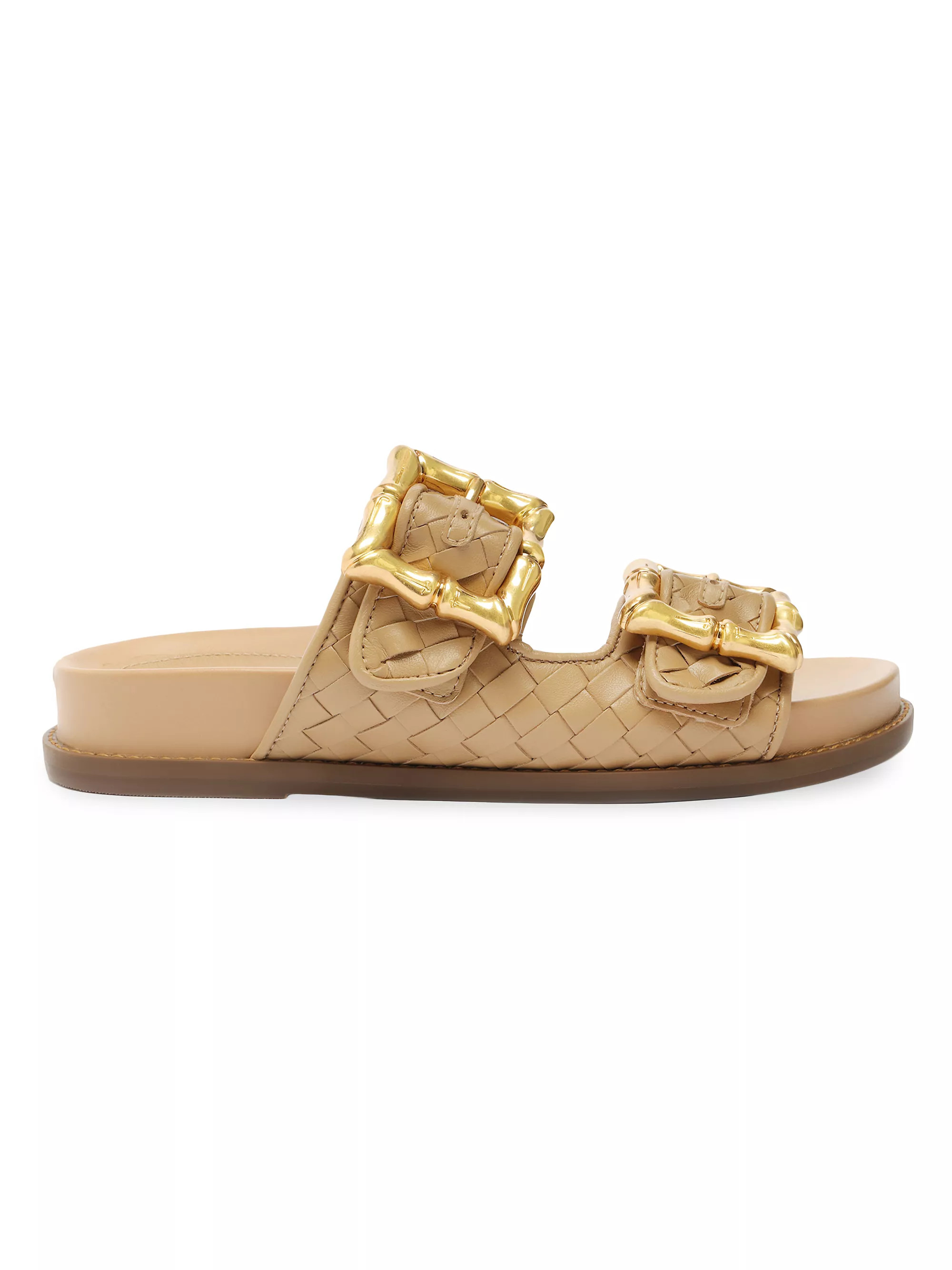 Enola Woven Leather Sandals | Saks Fifth Avenue