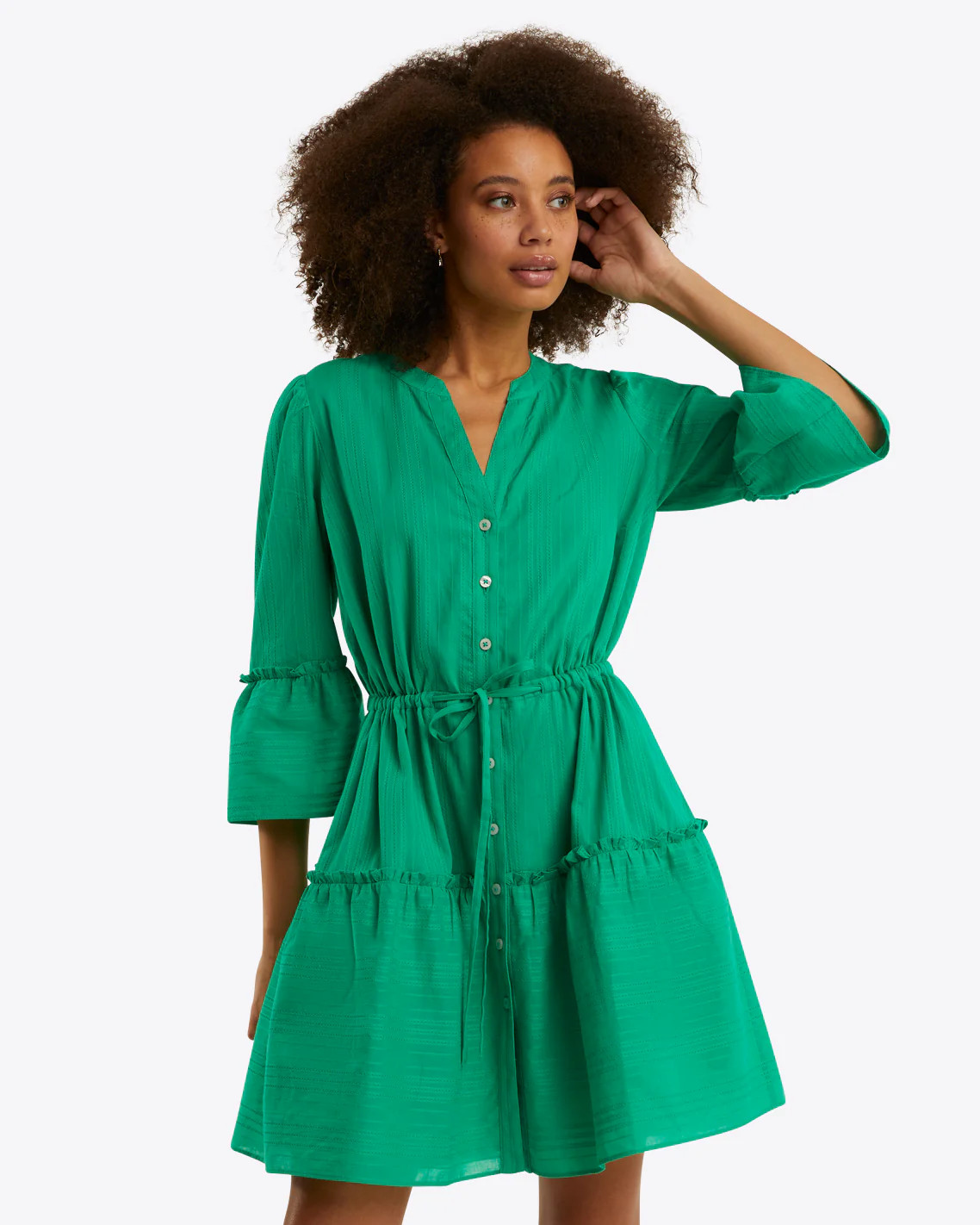 Avery Shirtdress in Cotton Dobby | Draper James (US)