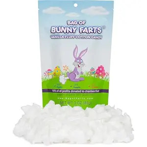 Bag of Bunny Farts Vanilla Cotton Candy Funny Easter Basket Stuffer for All Ages Unique Birthday ... | Amazon (US)