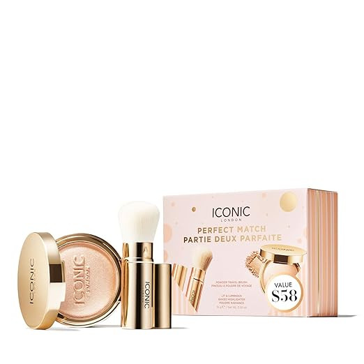 ICONIC LONDON Makeup Set for Natural Glow and Radiant Highlight, Perfect for Stocking Stuffers, T... | Amazon (US)